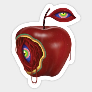 Rotten Apple Sticker